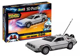 Quebra Cabeça 3D Carro Delorean De Volta Para o Futuro Revell - 00221 Quebra Cabeça 3D Carro Delorean De Volta Para o Futuro Revell - 00221