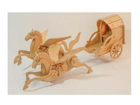 Quebra-Cabeça 3D Carruagem 83 Peças - Dinobrinque