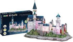 Quebra Cabeça 3D Castelo De Neuschwanstein Com Led 487Mm Revell 151 Quebra Cabeça 3D Castelo De Neuschwanstein Com Led 487Mm Revell 151