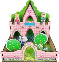 Quebra Cabeça 3D Castelo Princesa e Seu Reino Babebi Quebra Cabeça 3D Castelo Princesa e Seu Reino Babebi