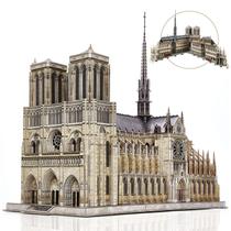 Quebra-cabeça 3D CubicFun Igreja de Notre Dame de Paris 293 peças Quebra-cabeça 3D CubicFun Igreja de Notre Dame de Paris 293 peças