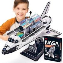 Quebra-cabeça 3D CubicFun NASA Space Shuttle Discovery 126 peças Quebra-cabeça 3D CubicFun NASA Space Shuttle Discovery 126 peças