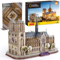 Quebra-Cabeça 3D CubicFun Notre Dame - 128 Peças (8-10 anos)