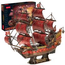 Quebra-cabeça 3D CubicFun Red Queen Anne's Revenge 391 unidades