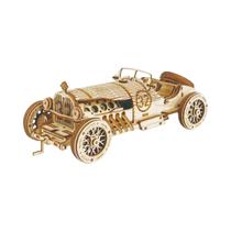 Quebra-Cabeça 3D de Carro de Madeira - Kit DIY para Artesanato, Decoração e Presente