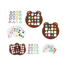 Quebra-Cabeça 3D De Correspondência De Cores Brinquedo Educacional Montessori Para Bebês Jogo Quebra-Cabeça 3D De Correspondência De Cores Brinquedo Educacional Montessori Para Bebês Jogo