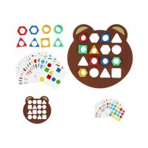 Quebra-cabeça 3d De Correspondência De Cores Brinquedo Educativo Montessori Para Bebês Jogo