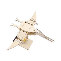 Quebra-Cabeça 3D De Dinossauro Em Madeira: Kit De Modelo STEM Para Crianças, Brinquedo Educacional