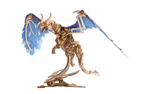 Quebra-cabeça 3D de madeira UGEARS Windstorm Dragon com 320 peças