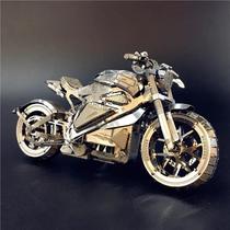 Quebra-cabeça 3D De Metal Em Aço Inoxidável Prateado Para Motocicleta Vengeance 116, Modelo DIY Com
