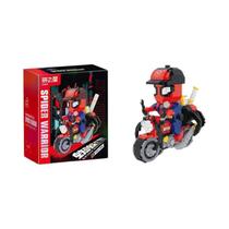 Quebra-Cabeça 3D De Motocicleta Superman, Blocos De Construção Micro, Brinquedos De Super-Heróis