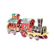 Quebra-Cabeça 3D De Natal Educacional DIY Para Crianças, Brinquedo Artesanal Para Educação Infantil