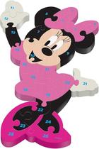 Quebra-Cabeça 3D Disney Minnie MDF Alfanumérico