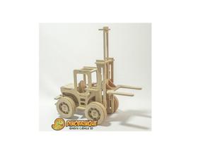 Quebra-Cabeça 3D Empilhadeira 56 Peças - Dinobrinque