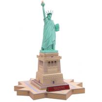 Quebra Cabeça 3D Estatua da Liberdade Colagem Papercraft Miniatura Maquete HAS Brasil Quebra Cabeça 3D Estatua da Liberdade Colagem Papercraft Miniatura Maquete HAS Brasil
