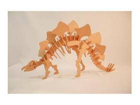 Quebra-Cabeça 3D Estegossauro 44 Peças - Dinobrinque