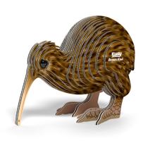 Quebra-cabeça 3D Eugy Brown Kiwi, 24 peças, ecológico, para crianças a partir de 6 anos