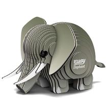Quebra-cabeça 3D Eugy Elephant 28 peças ecológicas para crianças com mais de 6 anos Quebra-cabeça 3D Eugy Elephant 28 peças ecológicas para crianças com mais de 6 anos