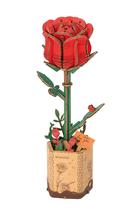 Quebra-cabeça 3D Flor de madeira Rowood Artifical Flower-TW042 Red Rose