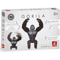Quebra-cabeça 3D - Gorila Planet Adventure 3D - 106 peças - BDC - 0262 - Brincadeira de Criança
