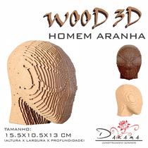 Quebra cabeça 3d homem aranha spider man decoração enfeite Quebra cabeça 3d homem aranha spider man decoração enfeite