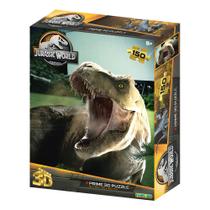 Quebra Cabeça 3D Jurassic World T-Rex 150 Peças Multikids - BR2111 Quebra Cabeça 3D Jurassic World T-Rex 150 Peças Multikids - BR2111