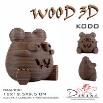 Quebra Cabeça 3D Kodo Decoração Ornamento Enfeite