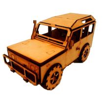 Quebra Cabeça 3D Land Rover MDF