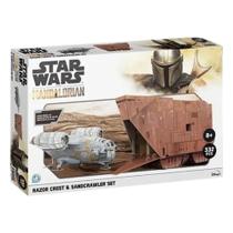 Quebra-cabeça 3d Mandalorian Nave Razor Crest E Sandcrawle Importado Quebra-cabeça 3d Mandalorian Nave Razor Crest E Sandcrawle Importado