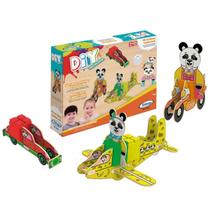 Quebra Cabeca 3D Mix De Montar Família Panda Xalingo - 5034.3