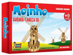 Quebra-Cabeça 3D Moinho 36 x 31 x 15 cm 53 Peças em Madeira Ref. 3881 Quebra-Cabeca 3D Moinho 36 x 31 x 15 cm 53 Pecas em Madeira Ref. 3881 Quebra-Cabeça 3D Moinho 36 x 31 x 15 cm 53 Peças em Madeira Ref. 3881 Quebra-Cabeca 3D Moinho 36 x 31 x 15 cm 53 Pecas em Madeira Ref. 3881