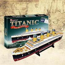 Quebra-Cabeça 3D Montessori Titanic - Modelo Educacional para Adultos