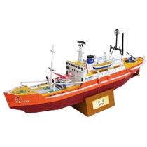 Quebra Cabeça 3D Navio de Observação Soya na Antártica Colagem Papercraft Miniatura Maquete HAS Brasil Quebra Cabeça 3D Navio de Observação Soya na Antártica Colagem Papercraft Miniatura Maquete HAS Brasil