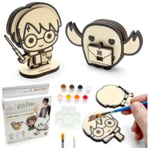 Quebra-cabeça 3d P/ Colorir Harry Potter Guache Pincel Godê Quebra-cabeça 3d P/ Colorir Harry Potter Guache Pincel Godê