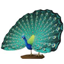Quebra Cabeça 3D Pássaro Pavão Indiano Colagem Papercraft Miniatura Maquete HAS Brasil Quebra Cabeça 3D Pássaro Pavão Indiano Colagem Papercraft Miniatura Maquete HAS Brasil