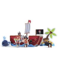 Quebra-cabeça 3D Piratas - BABEBI