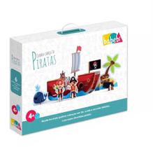 QUEBRA CABEÇA 3D PIRATAS - Brinquedo Educativo Pedagógico - BABEBI