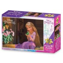 Quebra Cabeça 3D Rapunzel 48 Peças Multikids
