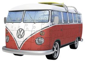 Quebra-Cabeça 3D Ravensburger Volkswagen T1 Campervan - 162 Peças