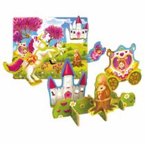 Quebra-Cabeça 3D - Reino Encantado - Madeira - 2679 - Brincadeira De Criança Quebra-Cabeça 3D - Reino Encantado - Madeira - 2679 - Brincadeira De Criança