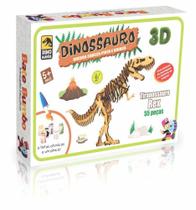 QUEBRA CABEÇA 3D Tiranossauro 55 pçs Pinta e Brinca - Bate Bumbo QUEBRA CABEÇA 3D Tiranossauro 55 pçs Pinta e Brinca - Bate Bumbo
