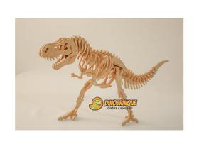 Quebra-Cabeça 3D Tiranossauro Rex 55 Peças - Dinobrinque