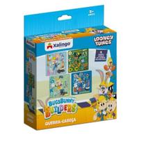 Quebra Cabeça 4 Cenas Bugs Bunny Looney Tunes 16 Peças Xalingo Quebra Cabeça 4 Cenas Bugs Bunny Looney Tunes 16 Peças Xalingo