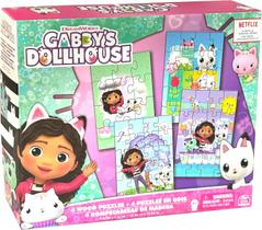 Quebra-Cabeça - 4 em 1 Madeira - Gabbys Dollhouse - 4540