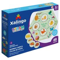 Quebra-Cabeça 48 Peças Ciclos De Vidas Xalingo
