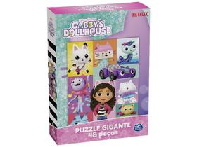 Quebra-cabeça 48 Peças Gabbys Dollhouse Grow Quebra-cabeça 48 Peças Gabbys Dollhouse Grow