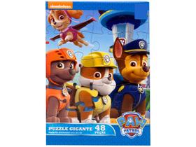 Quebra-cabeça 48 Peças Paw Patrol - Puzzle Gigante Patrulha Canina Grow