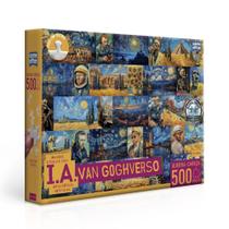 Quebra cabeça 500 pç ia vangoghverso 3330