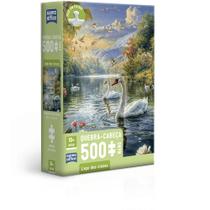 Quebra cabeca 500 pcs nano lago dos cisnes 3325