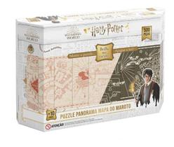 Quebra-Cabeça 500 Pcs Panorama Harry Potter Brilha No Escuro